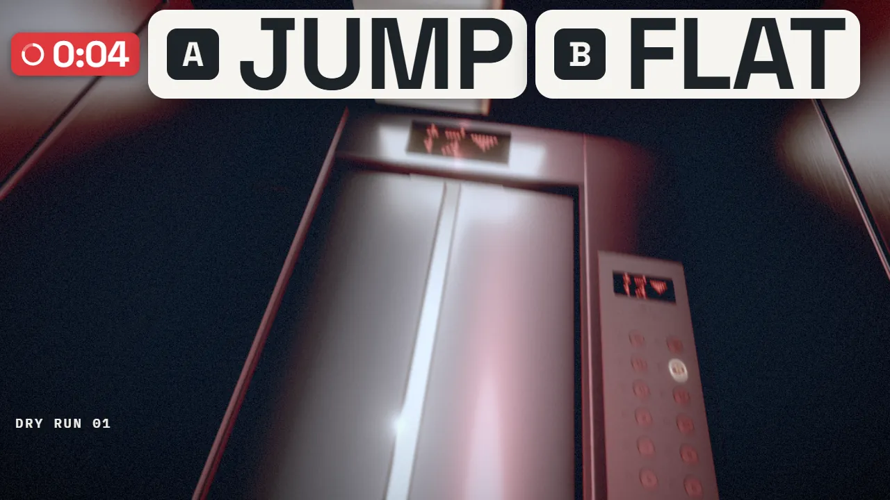 Thumbnail for DRY RUN 01: Your Elevator Is Falling. Jump or Lie Down?